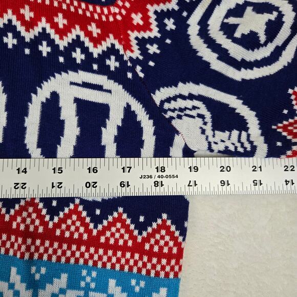 Disney Avengers Superhero Ugly Christmas Sweater Holiday Jumper Mens small 0750 - Picture 5 of 7